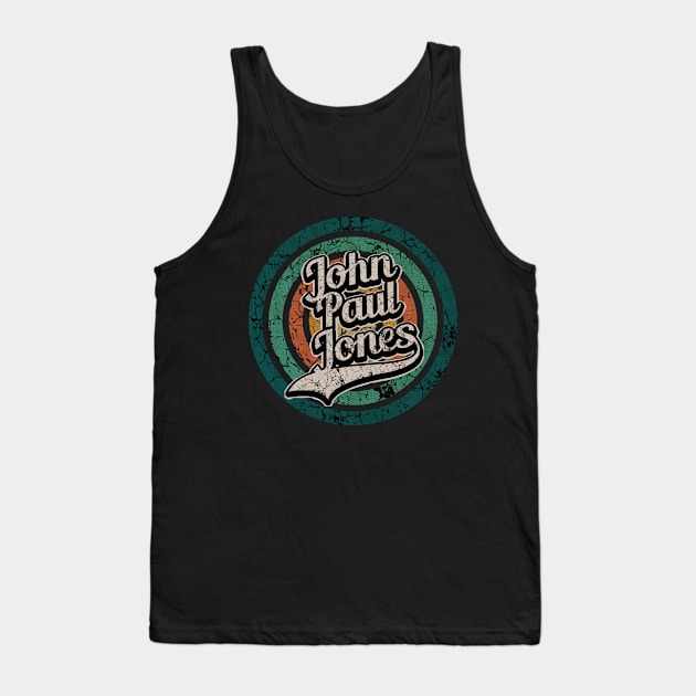 John Paul Jones // Retro Circle Crack Vintage Tank Top by People Mask